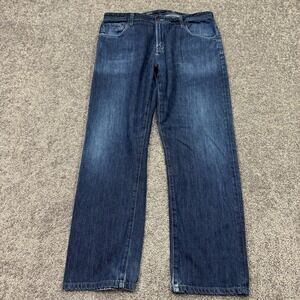 AG Adriano Goldschmied Jeans Mens 38x32 Blue The Ives Modern Athletic Dark Wash